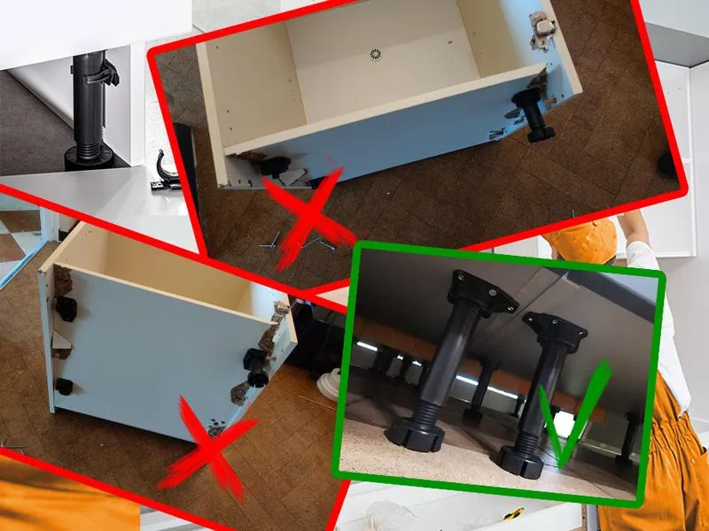 Montaż nóżek do szafki – krok po kroku do sukcesu bez problemów