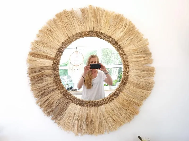 DIY lustro boho krok po kroku