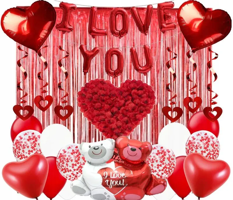 Dekoracja stołu na Walentynki