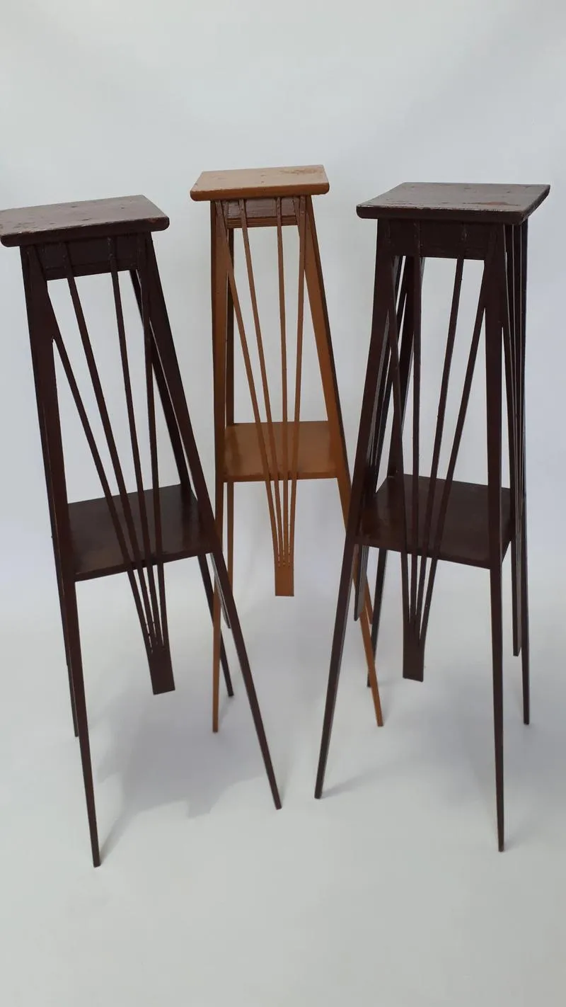 Kreatywny kwietnik z drewna