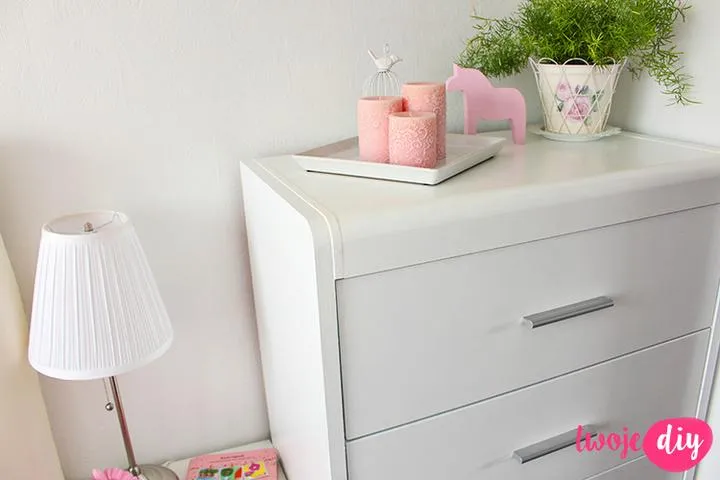 Malowanie szafki z okleiny