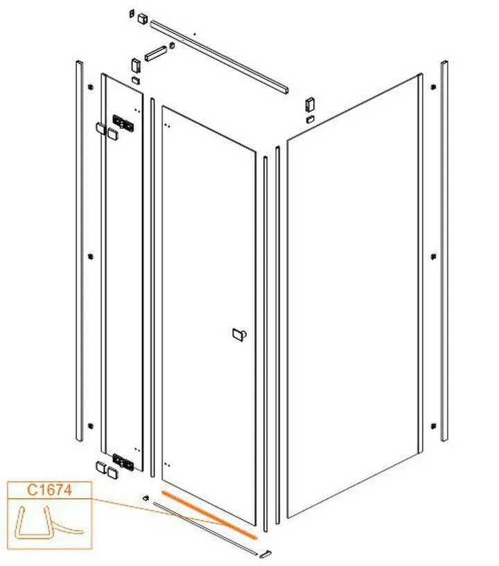 Materiały uszczelniające do prysznica