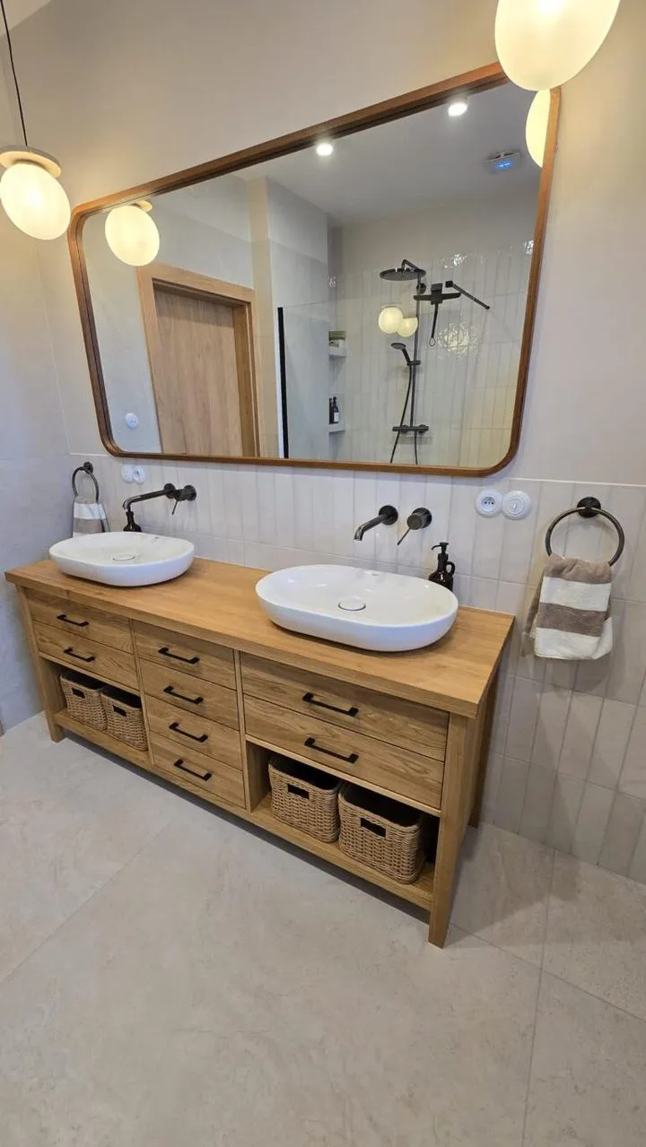 Przeróbka komody na szafkę pod umywalkę