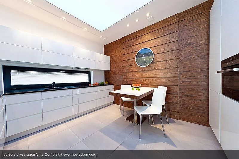 Wykończenie ściany w kuchni